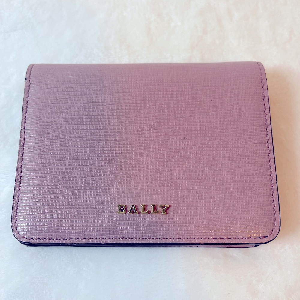 Bally lavender business card holder, EUC